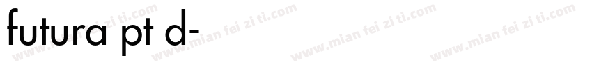 futura pt d字体转换